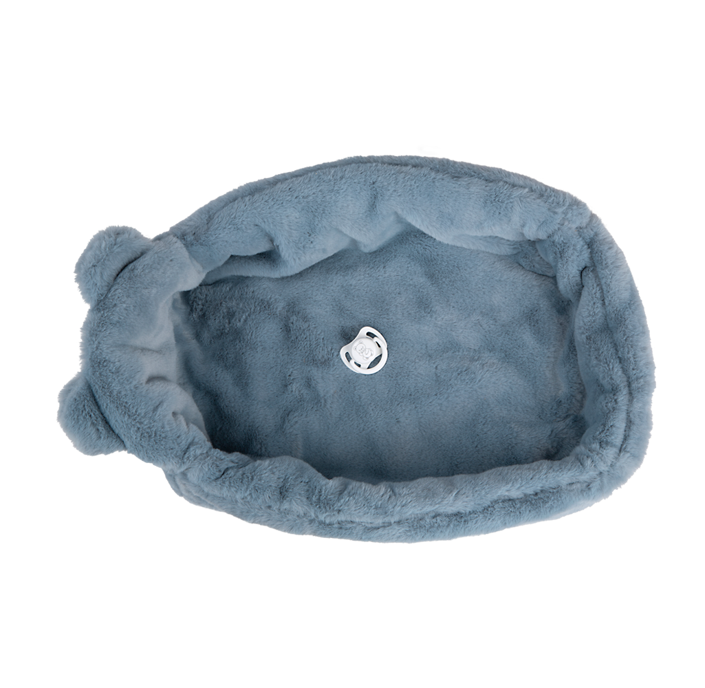 Muñeca de Peso Elegance Andie Azul 40 cm – Arias 60907 | Con Cuna y Chupete