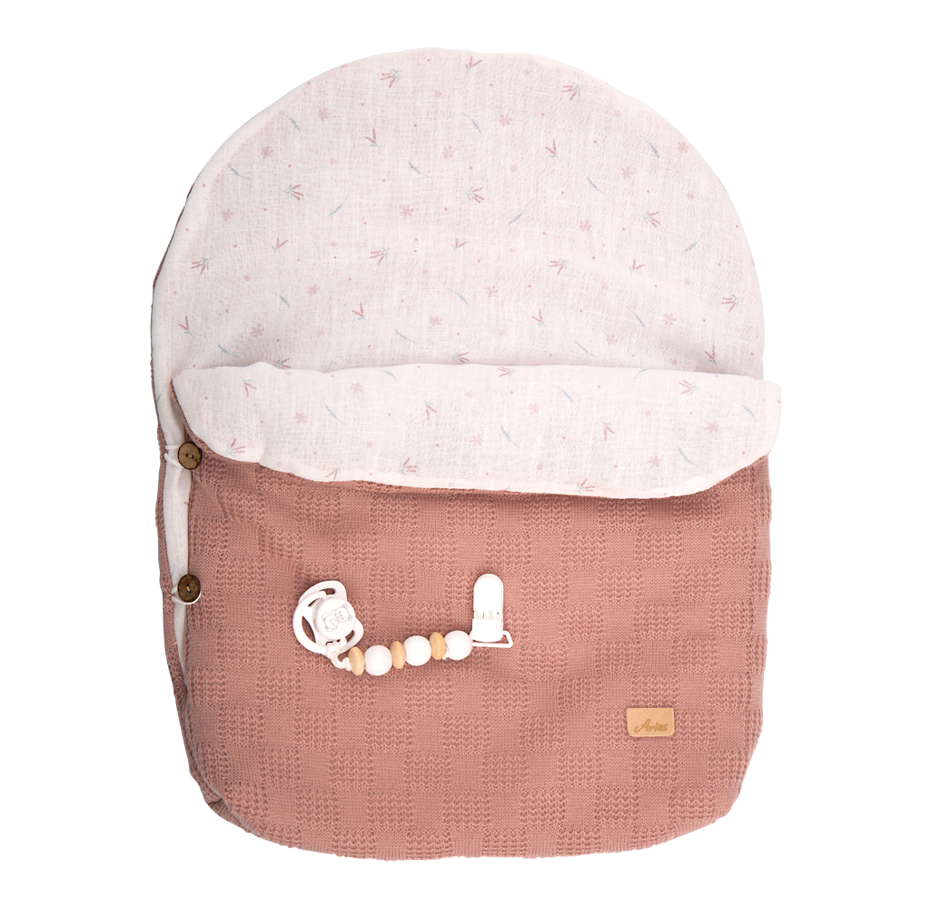 Muñeca Reborn Arias 40 cm Elba Rosa con Saco de dormir - Arias 98180