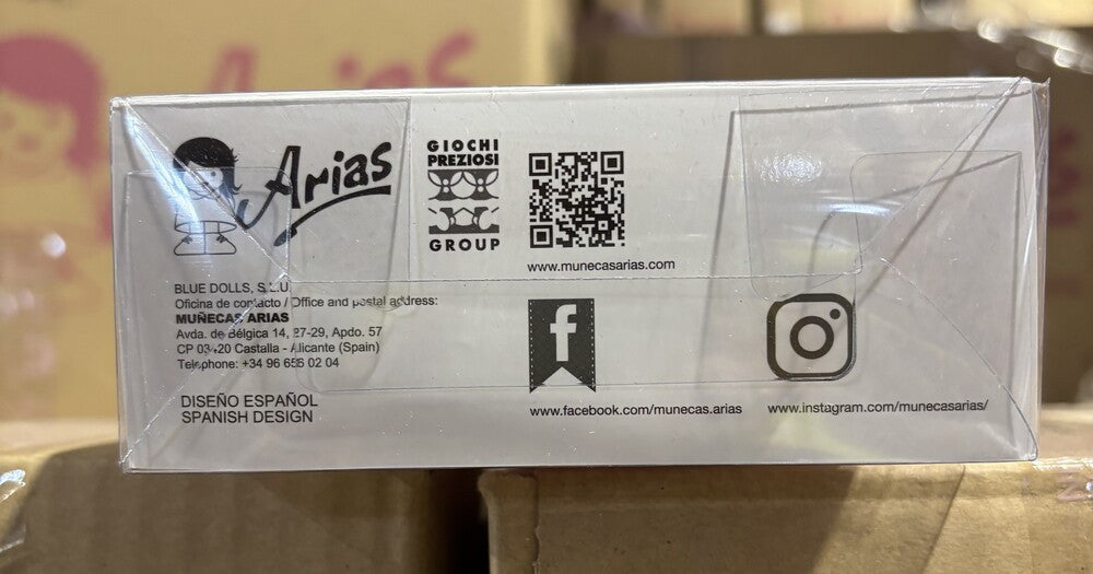 Doll Accessories - Set of 2 Reborn Baby Bottles in Pink - Arias 6092