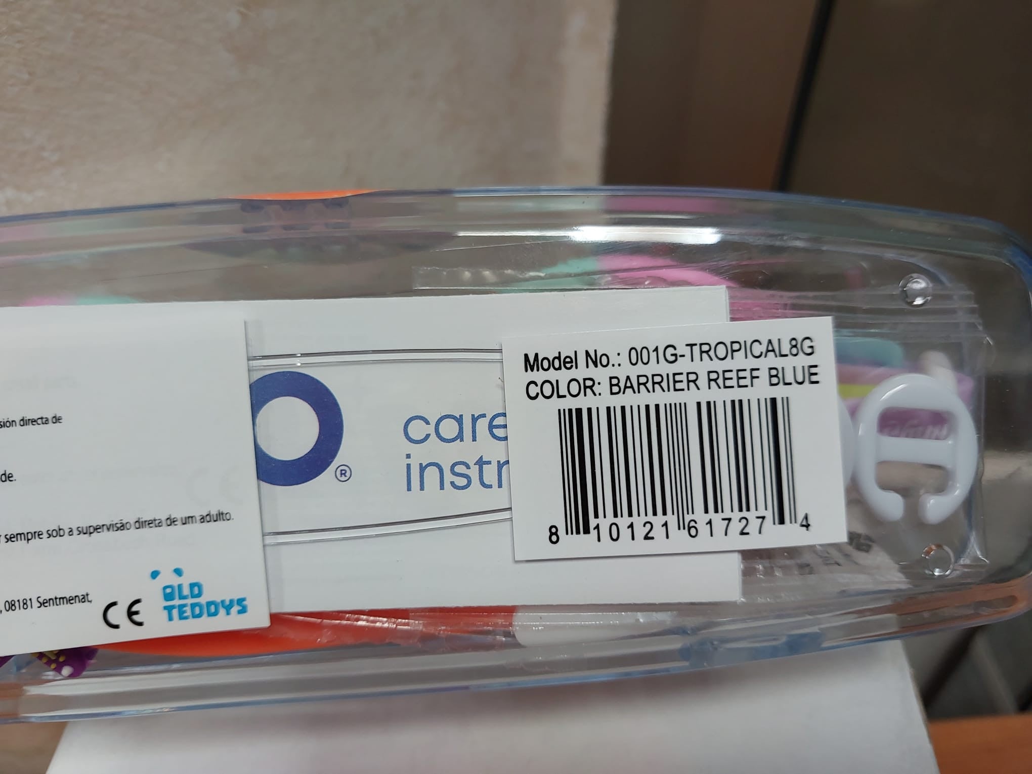 Gafas de Natación infantiles Tropical Barrier Reef Blue - Bling2O  61727