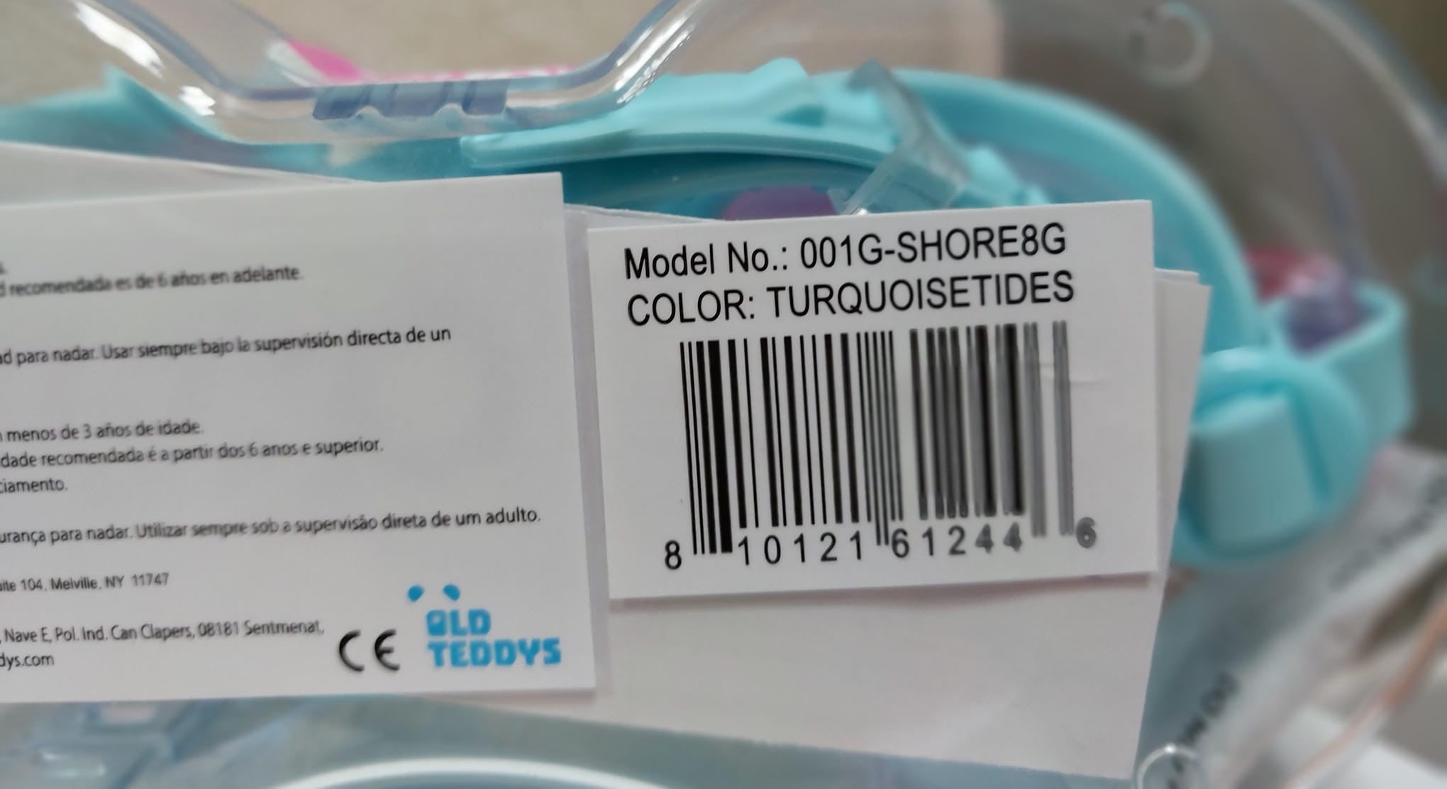 Gafas de Natación Infantiles Shore Turquoise Tides - Bling2O 61244