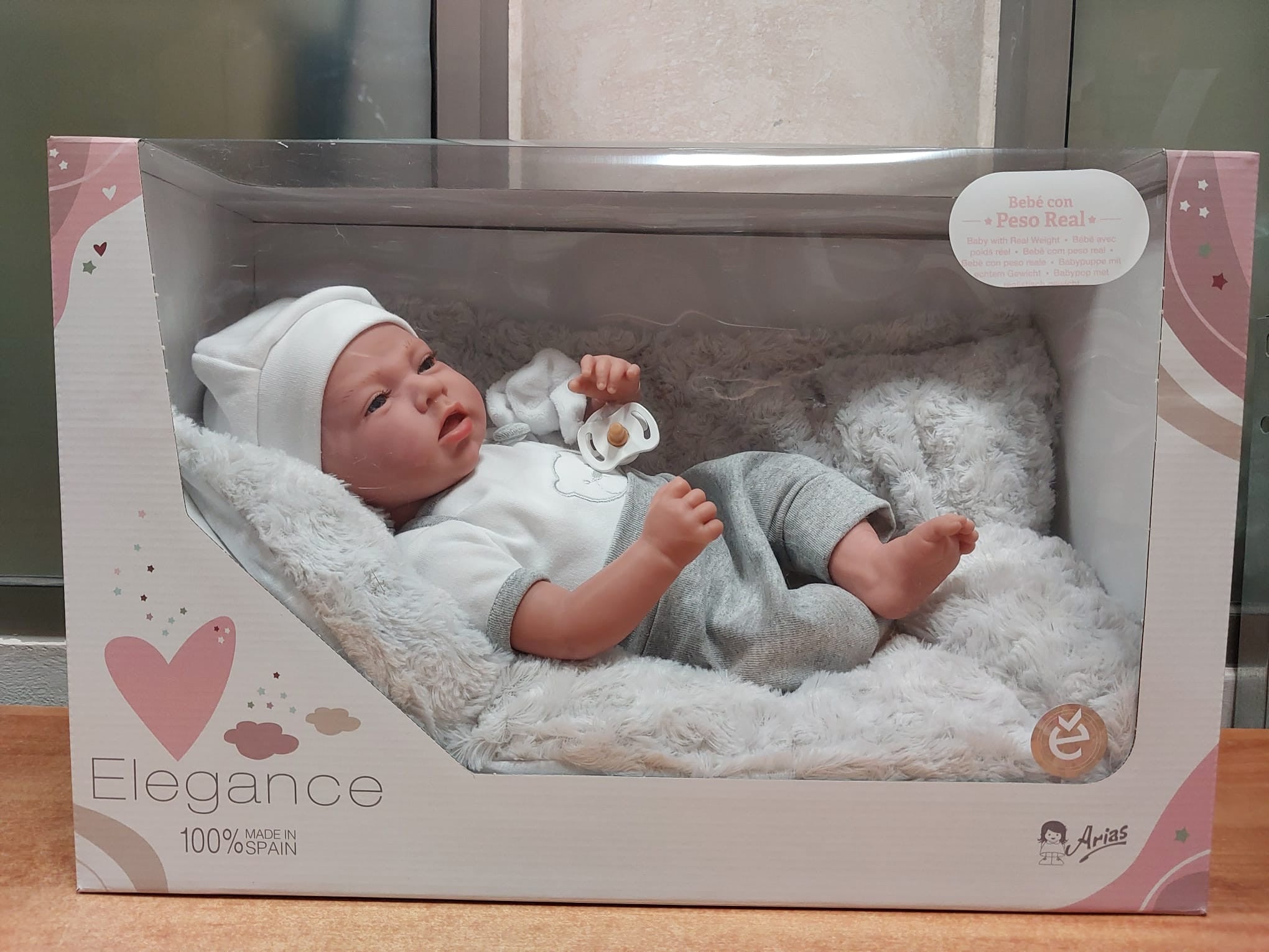 Dafne muñeco con peso real - arias 60593