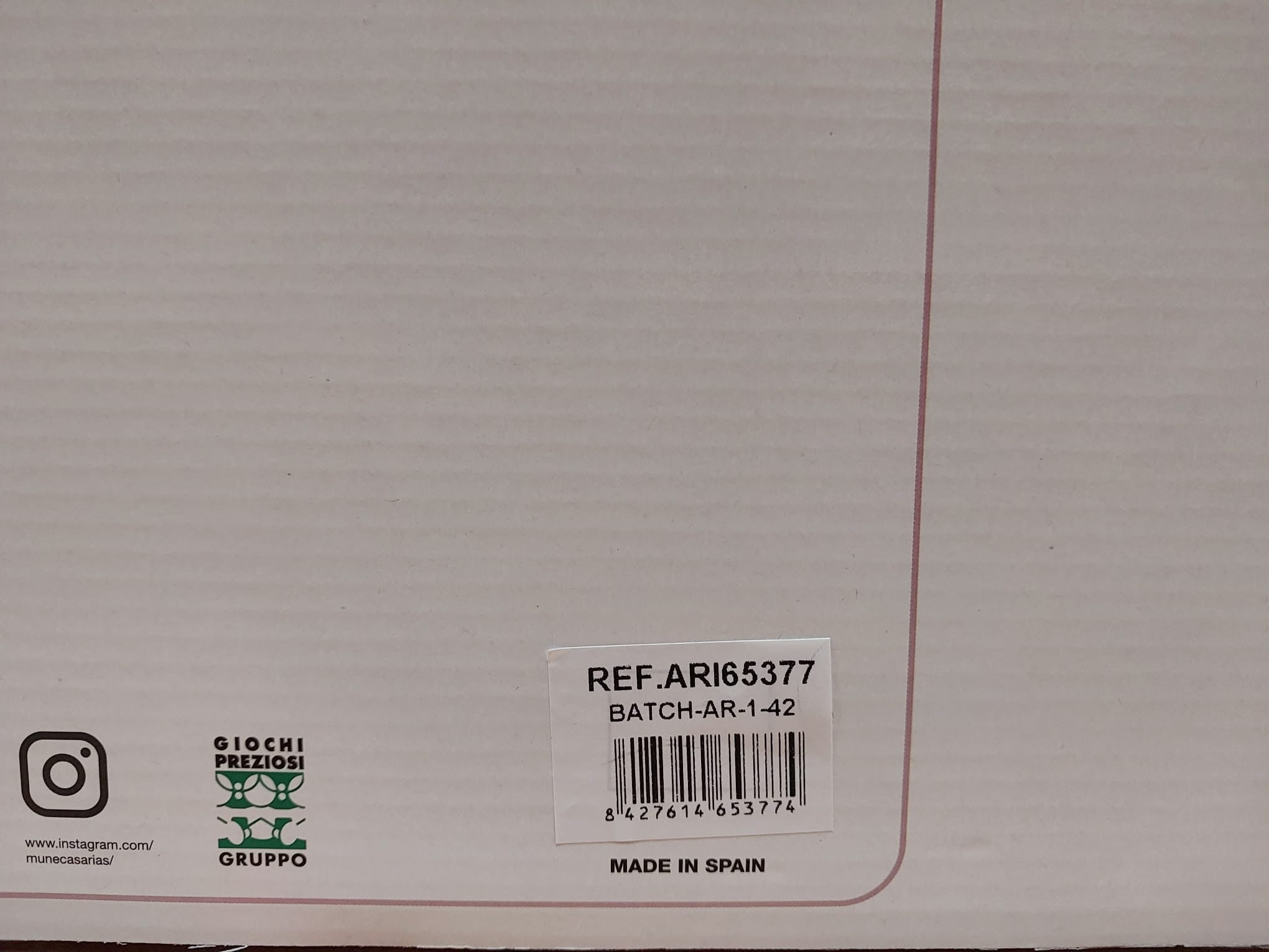 Weighted Doll Elegance 45cm - Adi Blue with Backpack - Arias 65377