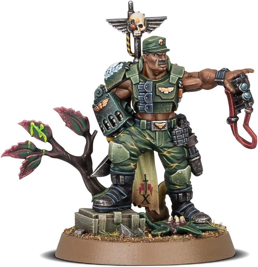 Warhammer 40k Games Workshop Astra Militarum Catachan Colonel - Limited Edition - Warhammer 29782