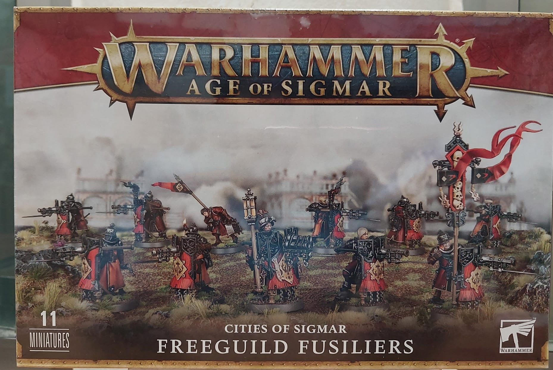 Miniaturas cities of sigmar - freeguild fusiliers - fusileros libres -warhammer 86-19