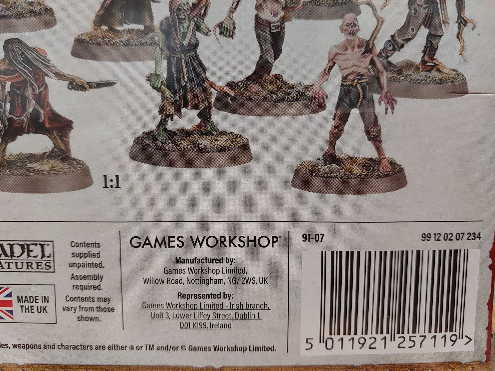 Miniatura soulblight gravelords - deadwalker zombies - warhammer 91-07