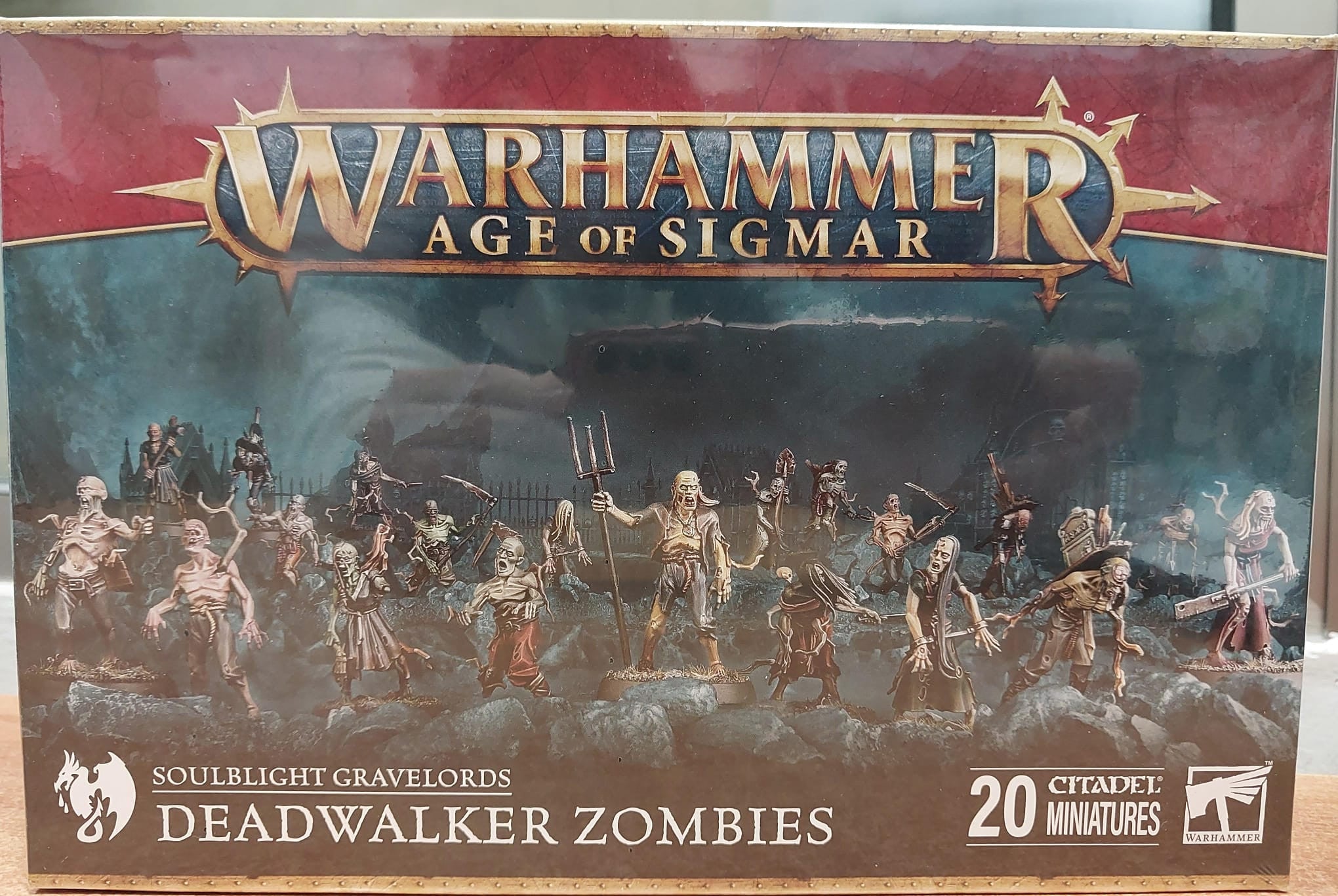 Miniatura soulblight gravelords - deadwalker zombies - warhammer 91-07