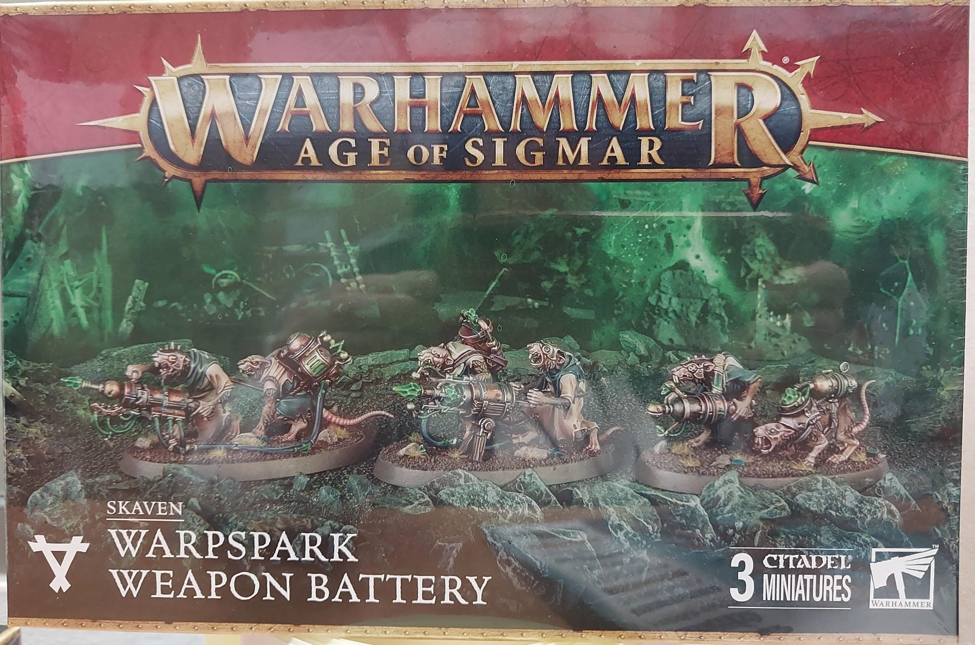 Miniatura skaven - warpspark weapon battery - warhammer 90-45