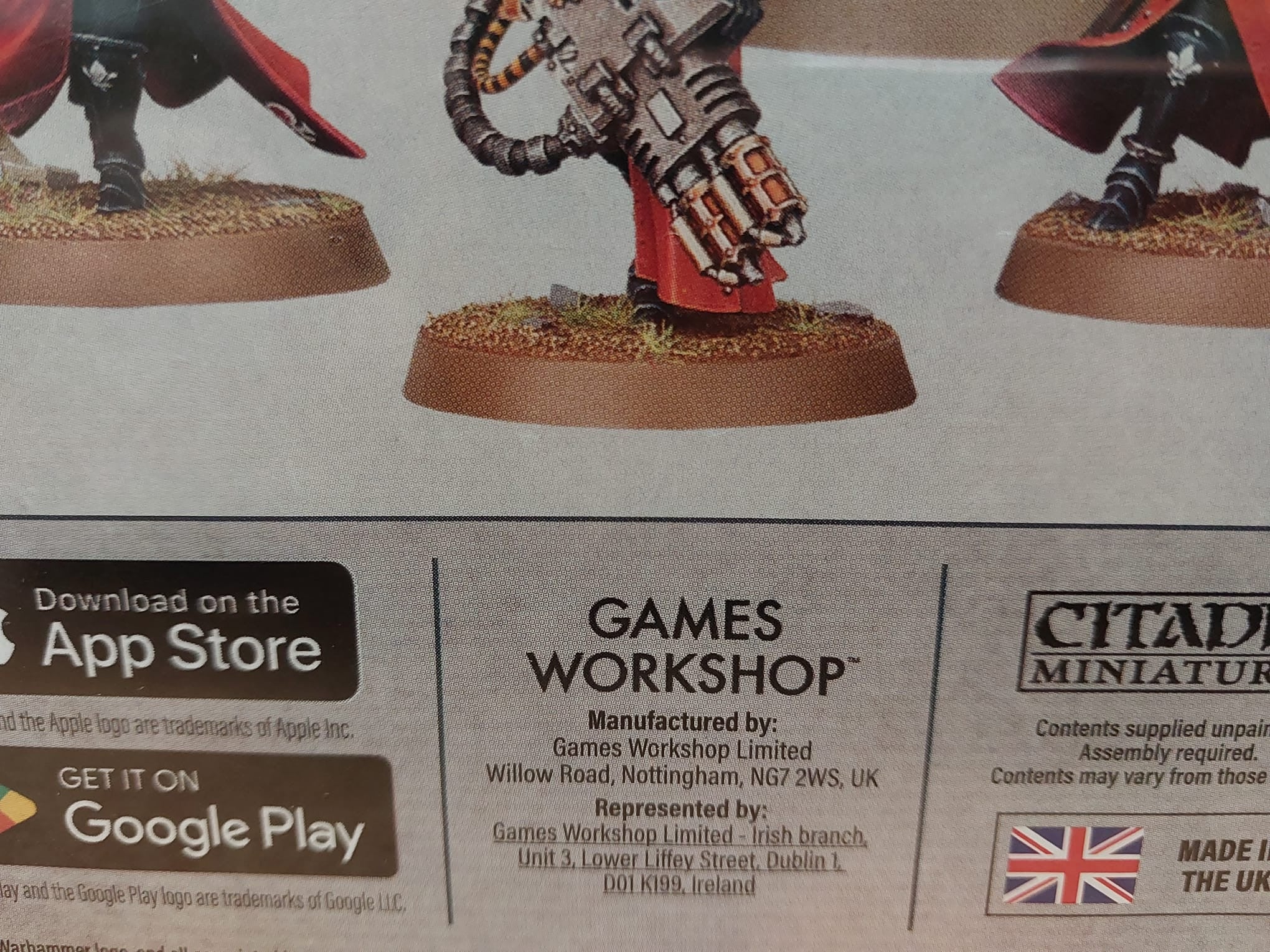 Miniaturas para pintar - escuadra de dominias de las adepta sororitas - warhammer 52-20