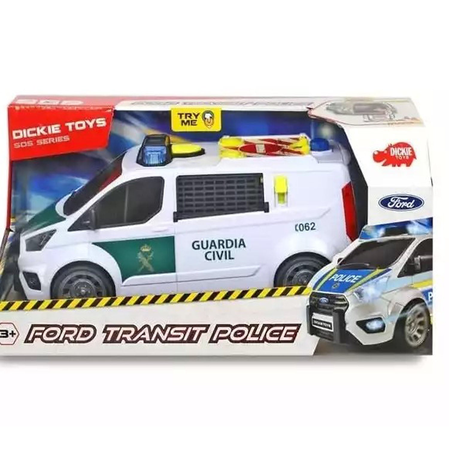 Juguete Vehículo Furgón Guardia Civil 28 cm - Dickie Toys