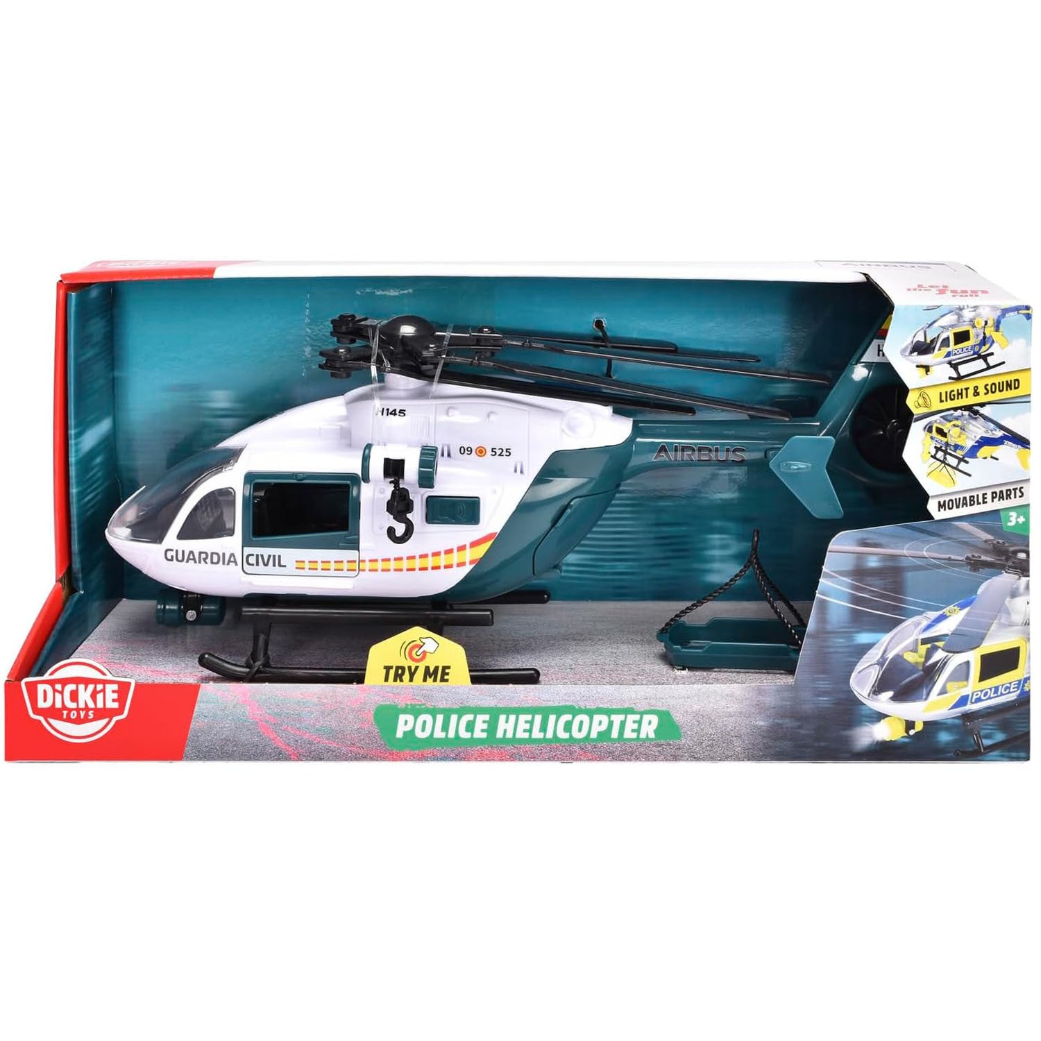 Juguete Helicóptero Guardia Civil 36 cm - Dickie Toys