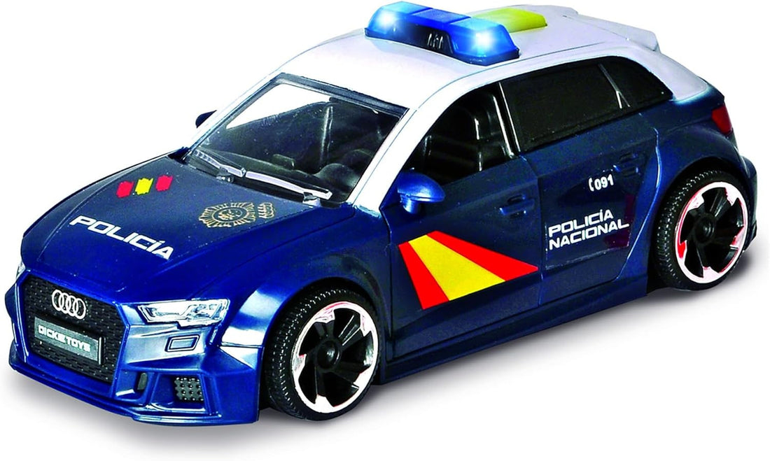 Juguete Coche de Policía Audi RS3 15 cm - Dickie Toys