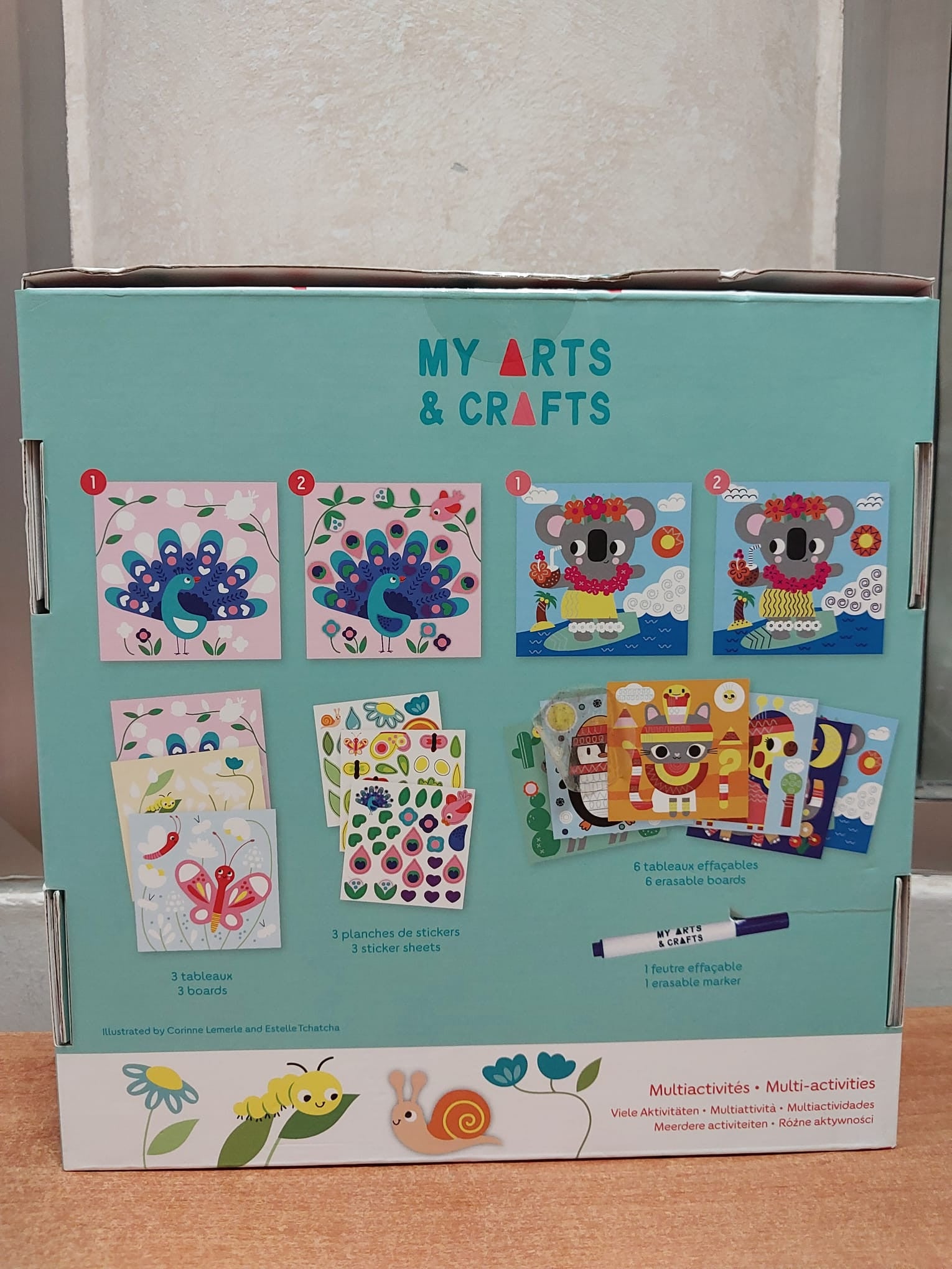 Estuche creativo mosaicos y pegatinas 4 años - janod j07747