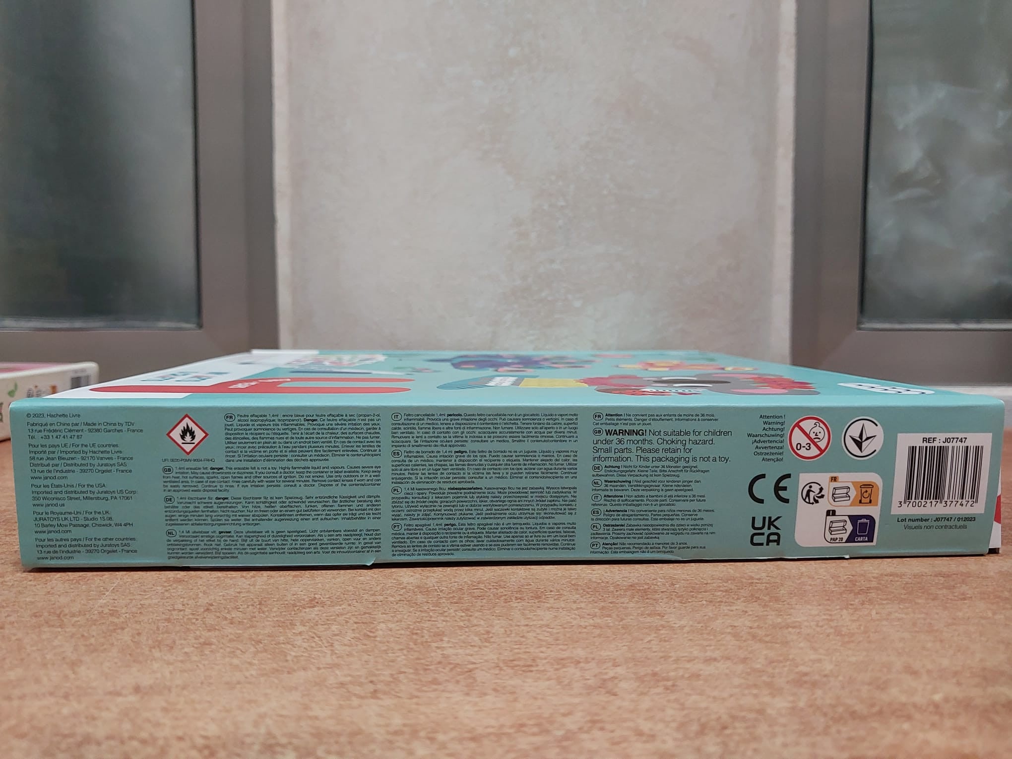 Estuche creativo mosaicos y pegatinas 4 años - janod j07747