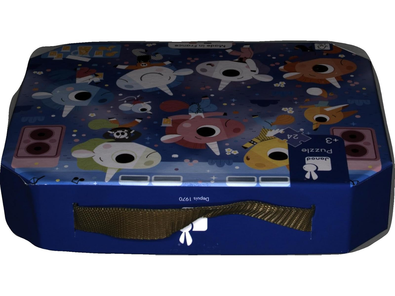 Puzzle infantil concierto de rock unicornios 24 piezas - janod 02544