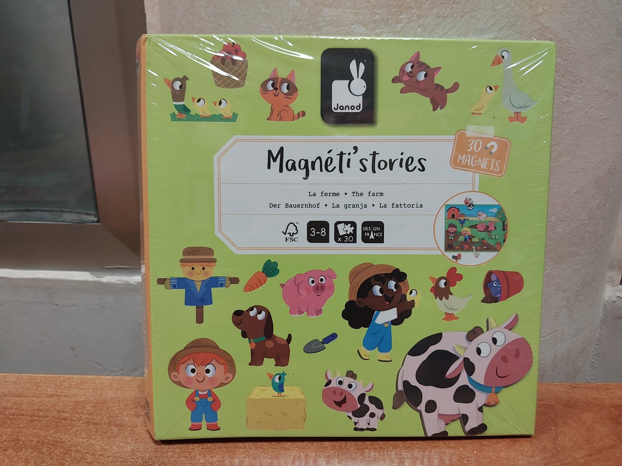 Juego Educativo Magnético 30 Imanes Magnéti´Stories La Granja - Janod 05451