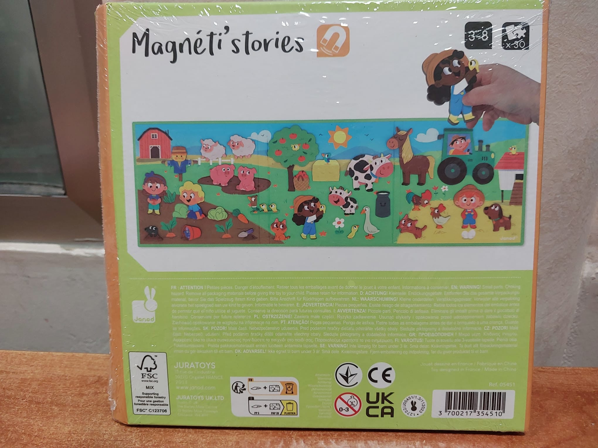 Juego Educativo Magnético 30 Imanes Magnéti´Stories La Granja - Janod 05451