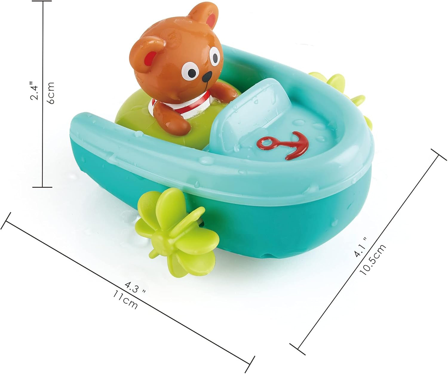 Juego de Baño - Lancha para la Bañera con Osito - Hape