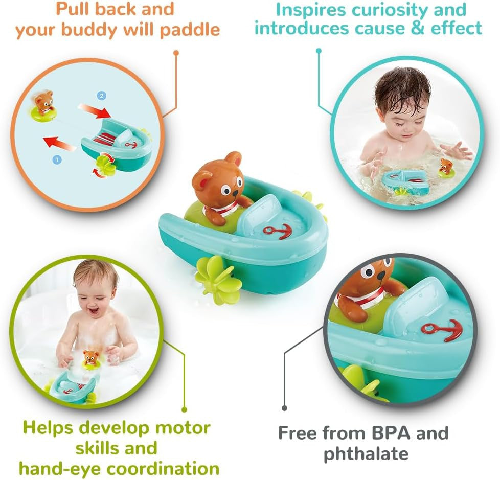 Juego de Baño - Lancha para la Bañera con Osito - Hape