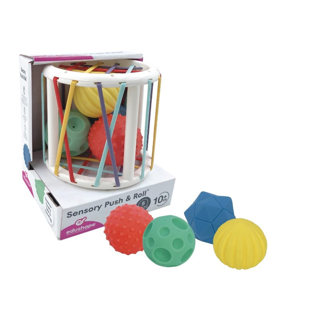 Juego sensorial de empujar y rodar -  Edushape 705105