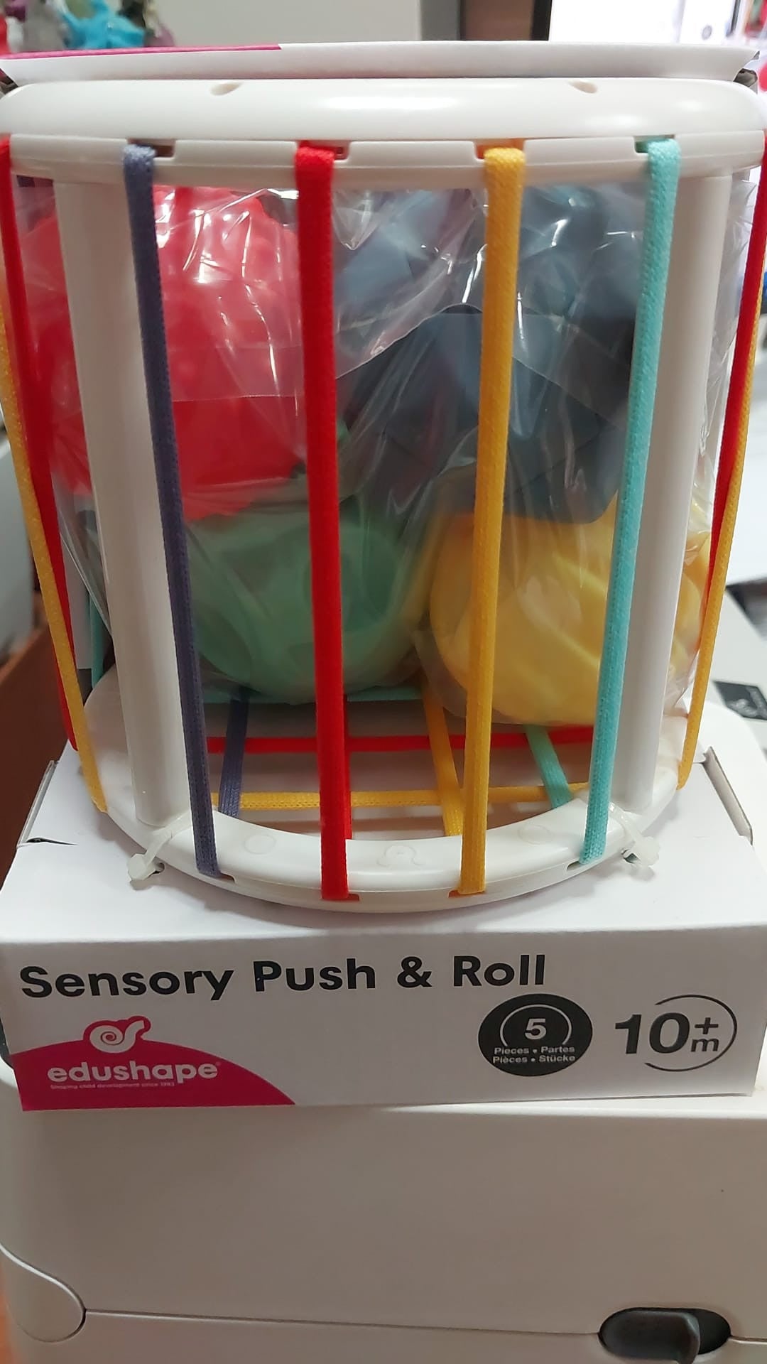 Juego sensorial de empujar y rodar -  Edushape 705105
