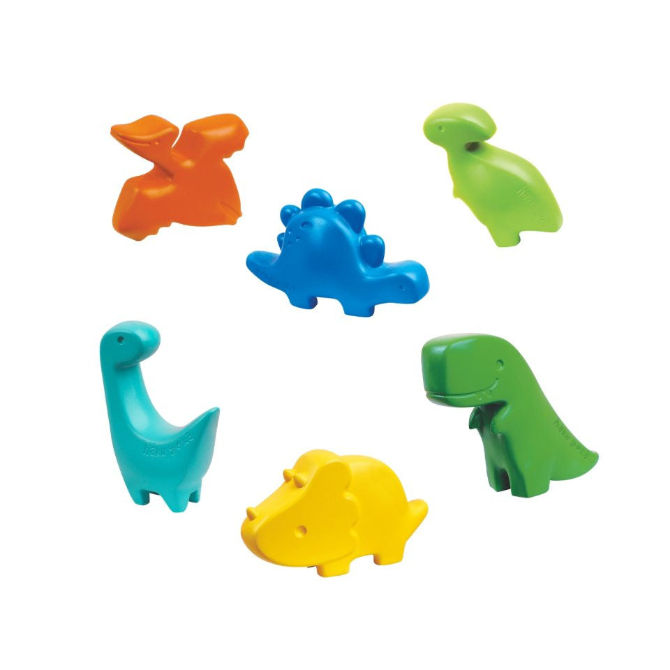 6 Ceras ( crayones) de dedo - dinosaurio - hakuyoka 233113