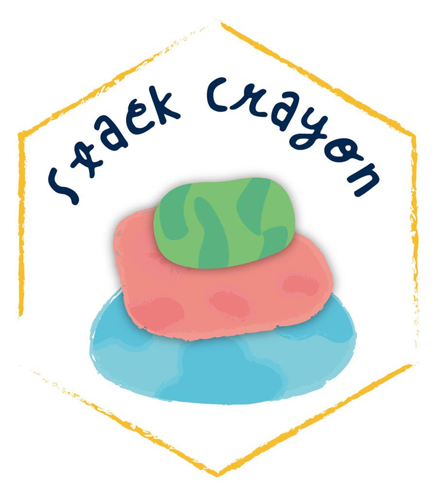 6 Ceras ( crayones) piedras apilables - hakuyoka 233115