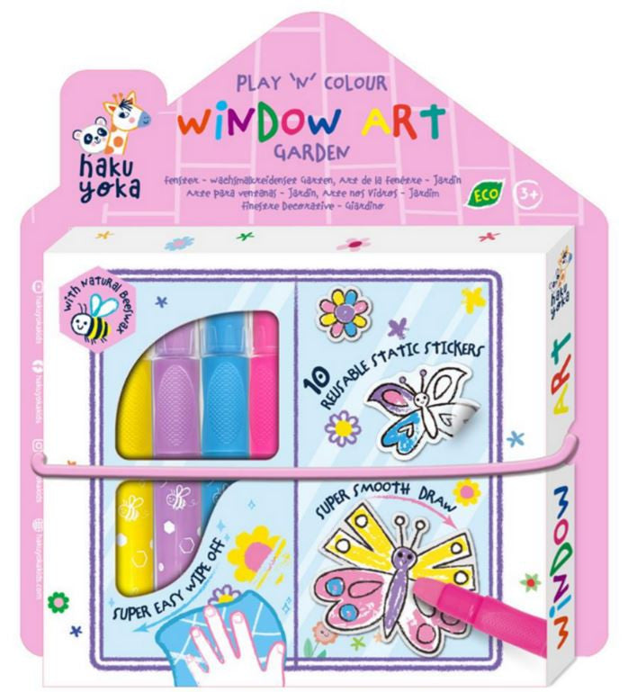 Create drawings on the windows - butterfly garden - hakoyuko 243166