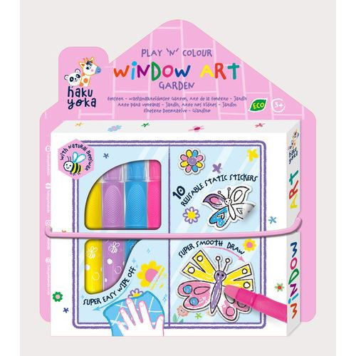 Create drawings on the windows - butterfly garden - hakoyuko 243166