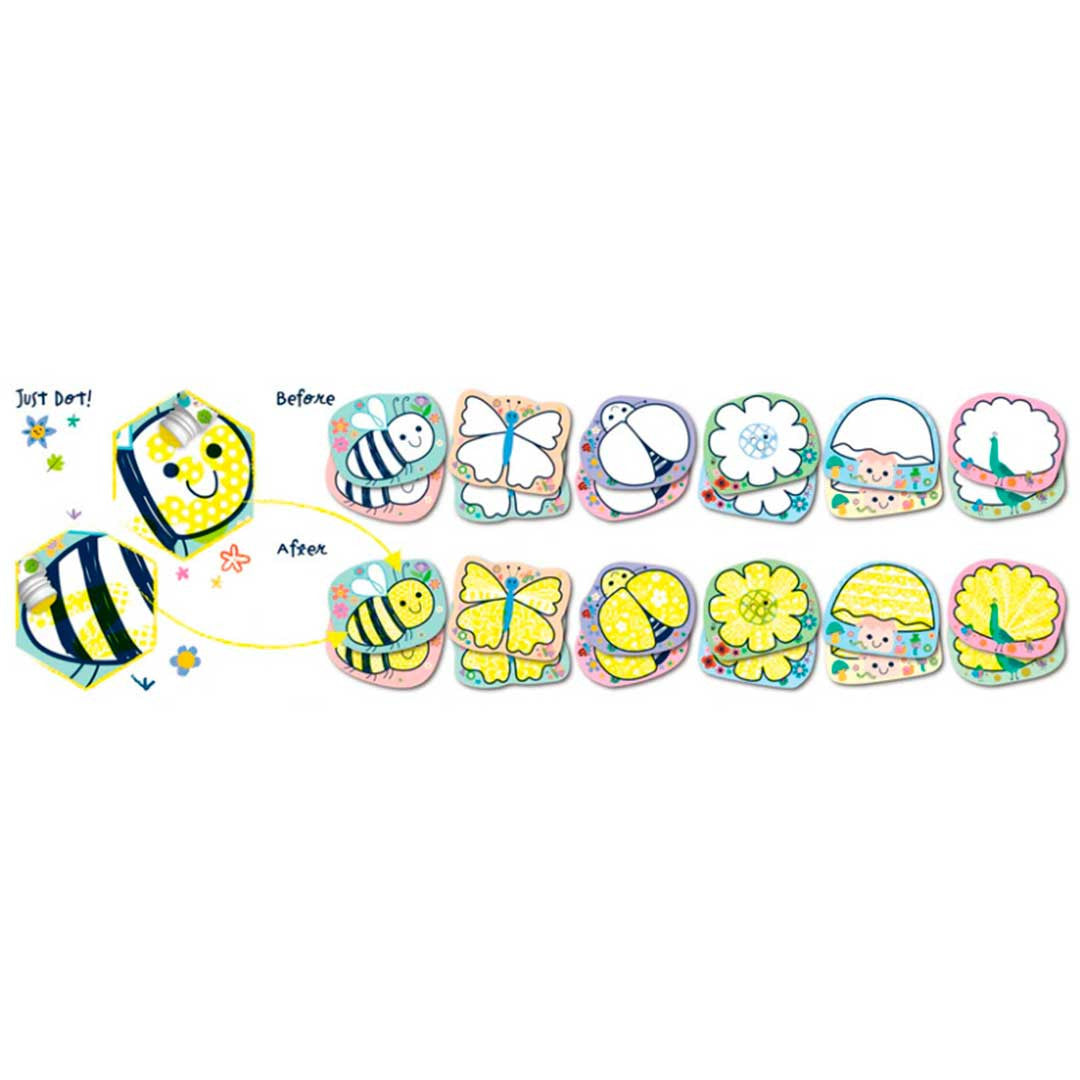 Set de 12 tarjetas y 1 marcador de puntos jardín - hakuyoka 243187