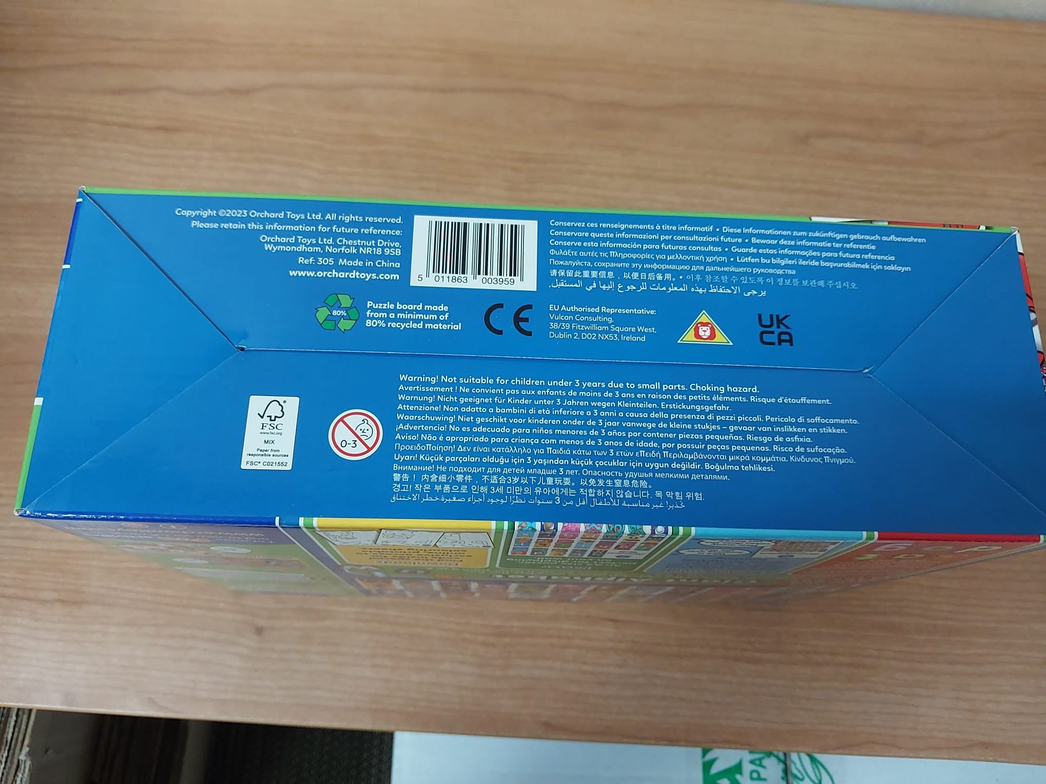 Giant Alphabet juego en inglés - Orchard Toys 03959