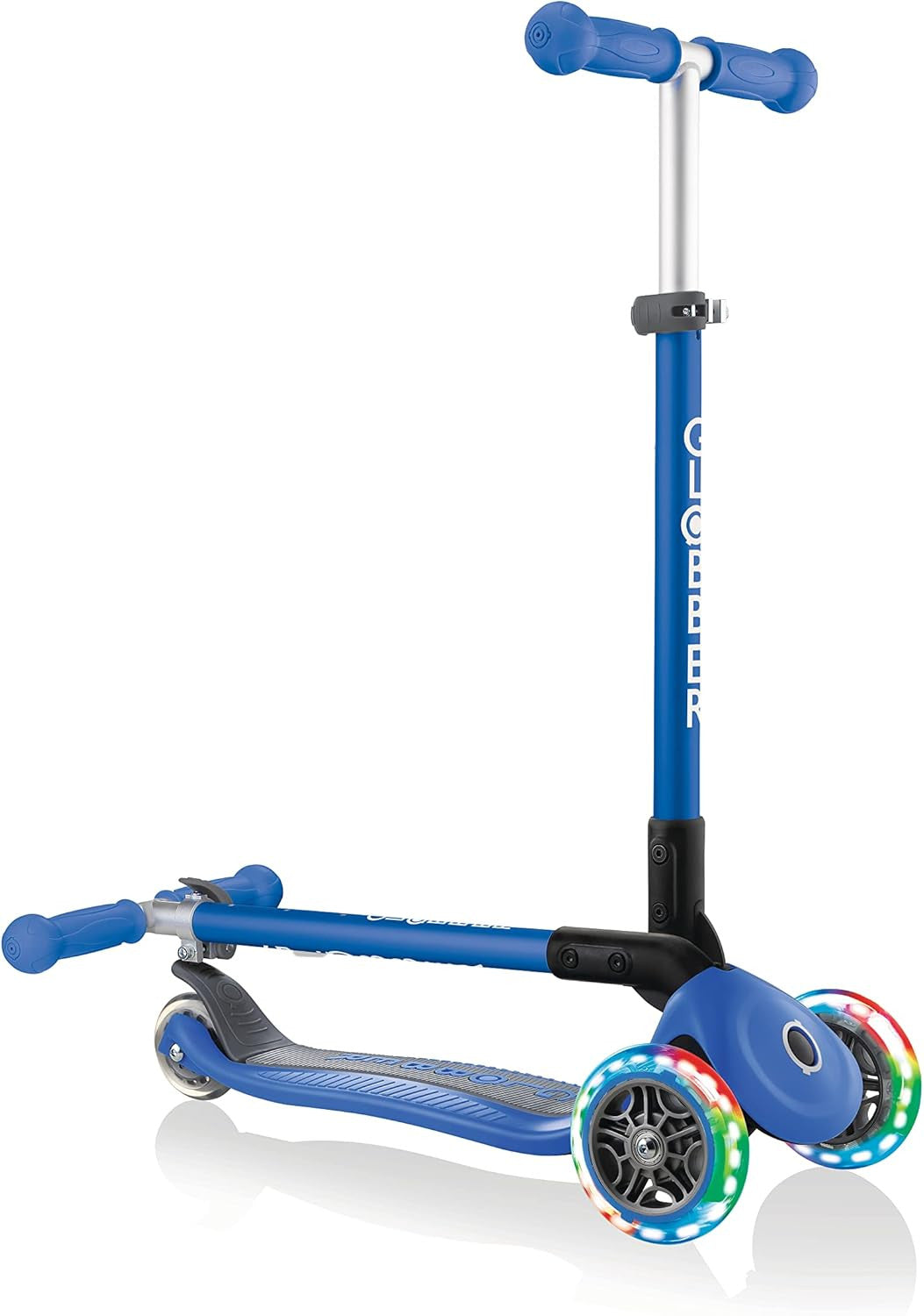 Patinete para niños - Primo Luces - Plegable y con Luces Luminosas - Globber