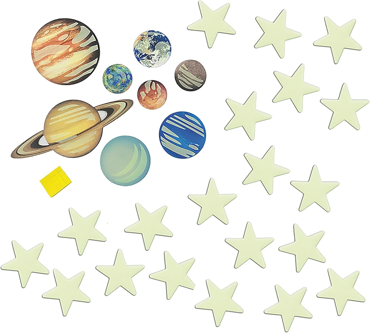 Planetas & Estrellas que brillan en la oscuridad - Planets & Nova Stars - 4M