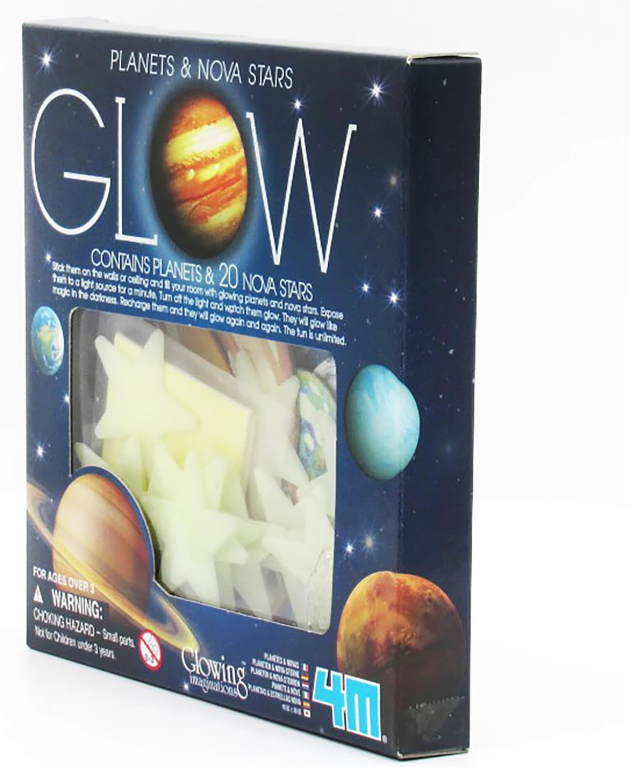 Planets &amp; Stars that Glow in the Dark - Planets &amp; Nova Stars - 4M