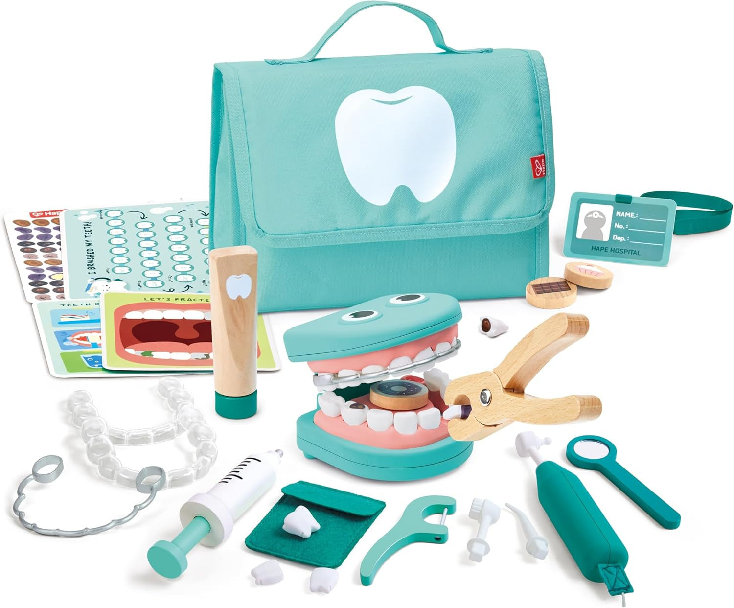 Role-Playing Game - Dentist Accessory Case - Dental Clinic Game - Hape E3227