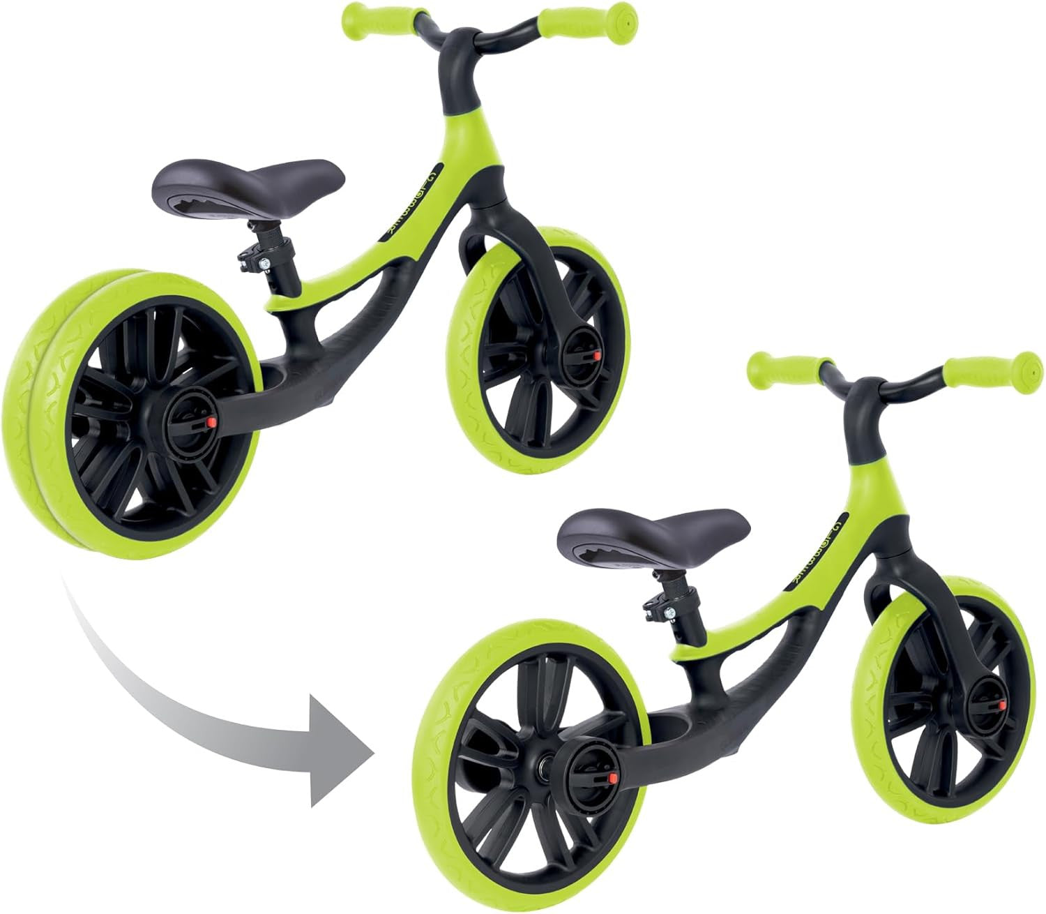 Bicicleta de Equilibrio - Go Bike Elite Duo - Color Verde Lima - Globber