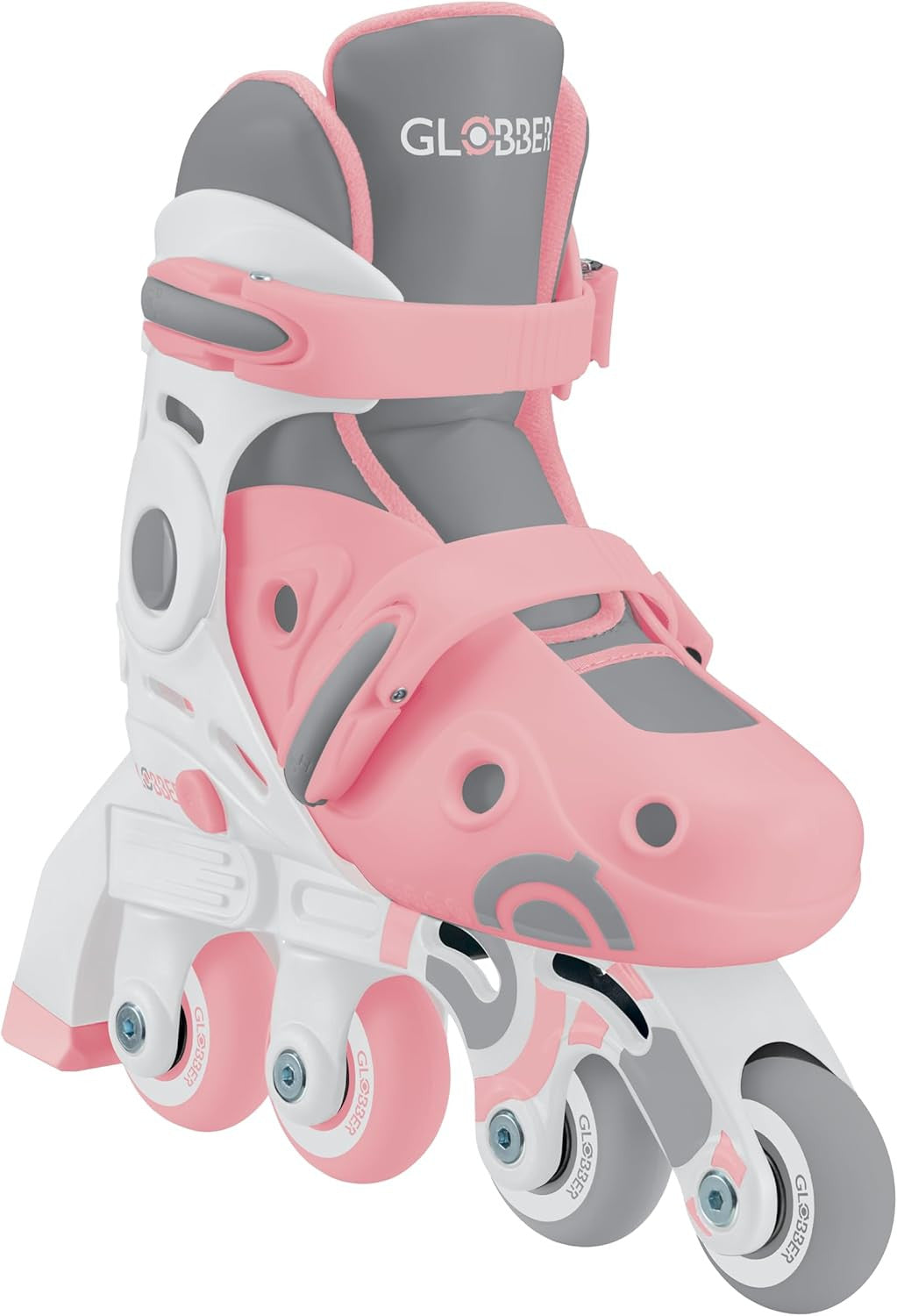 Patines en Línea Evolutivos 2 en 1 para niños - Talla 30-33 - Color Rosa - Globber