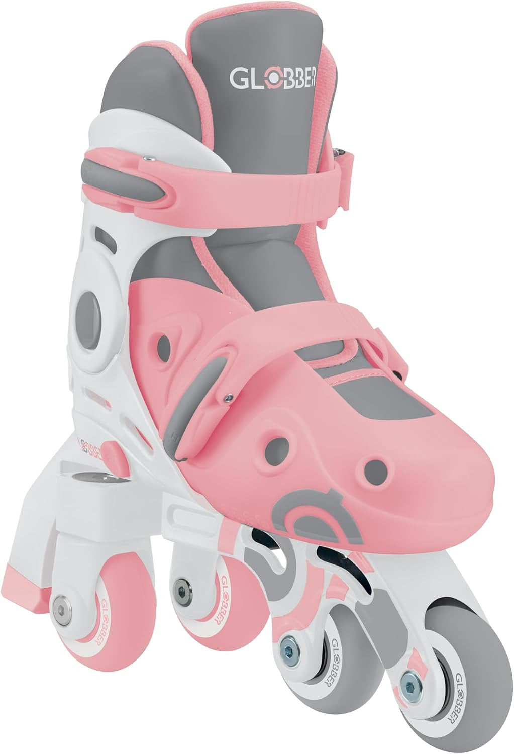 Patines en Línea Evolutivos 2 en 1 para niños - Talla 30-33 - Color Rosa - Globber