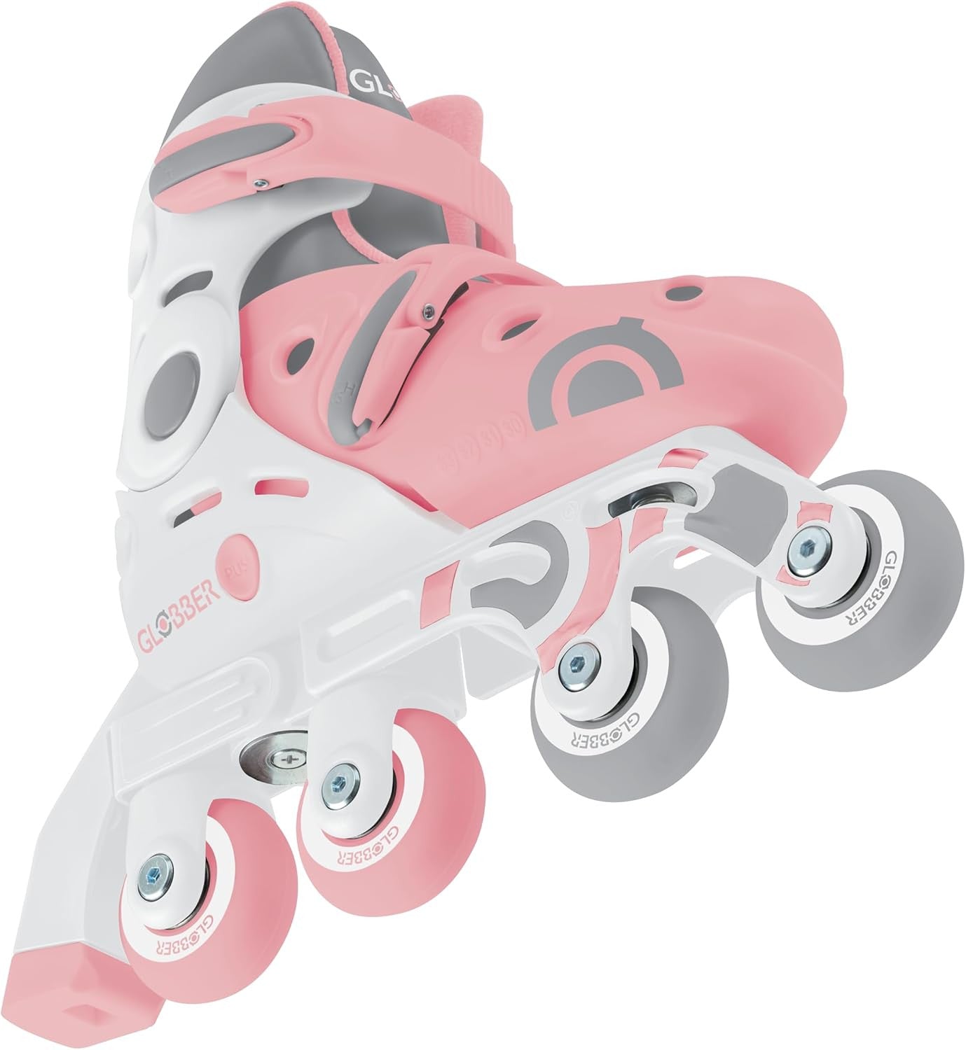 Patines en Línea Evolutivos 2 en 1 para niños - Talla 30-33 - Color Rosa - Globber