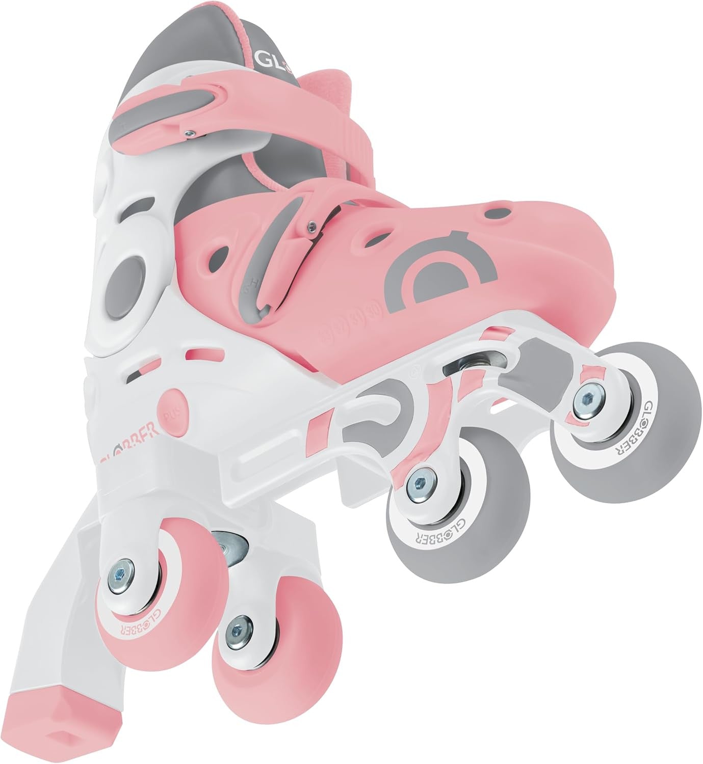 Patines en Línea Evolutivos 2 en 1 para niños - Talla 30-33 - Color Rosa - Globber