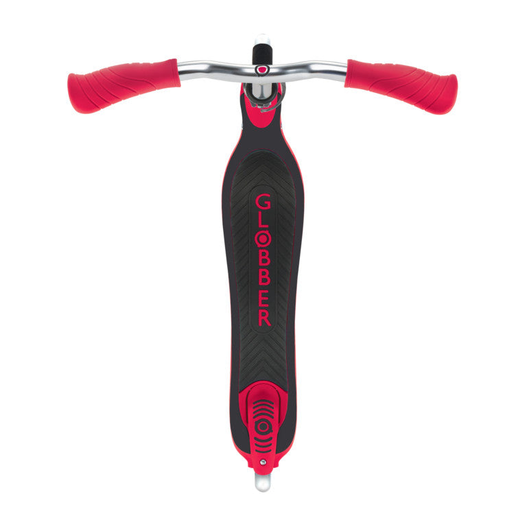 Patinete 2 Ruedas para Niños - Luces Flow 125 color Rojo - Globber