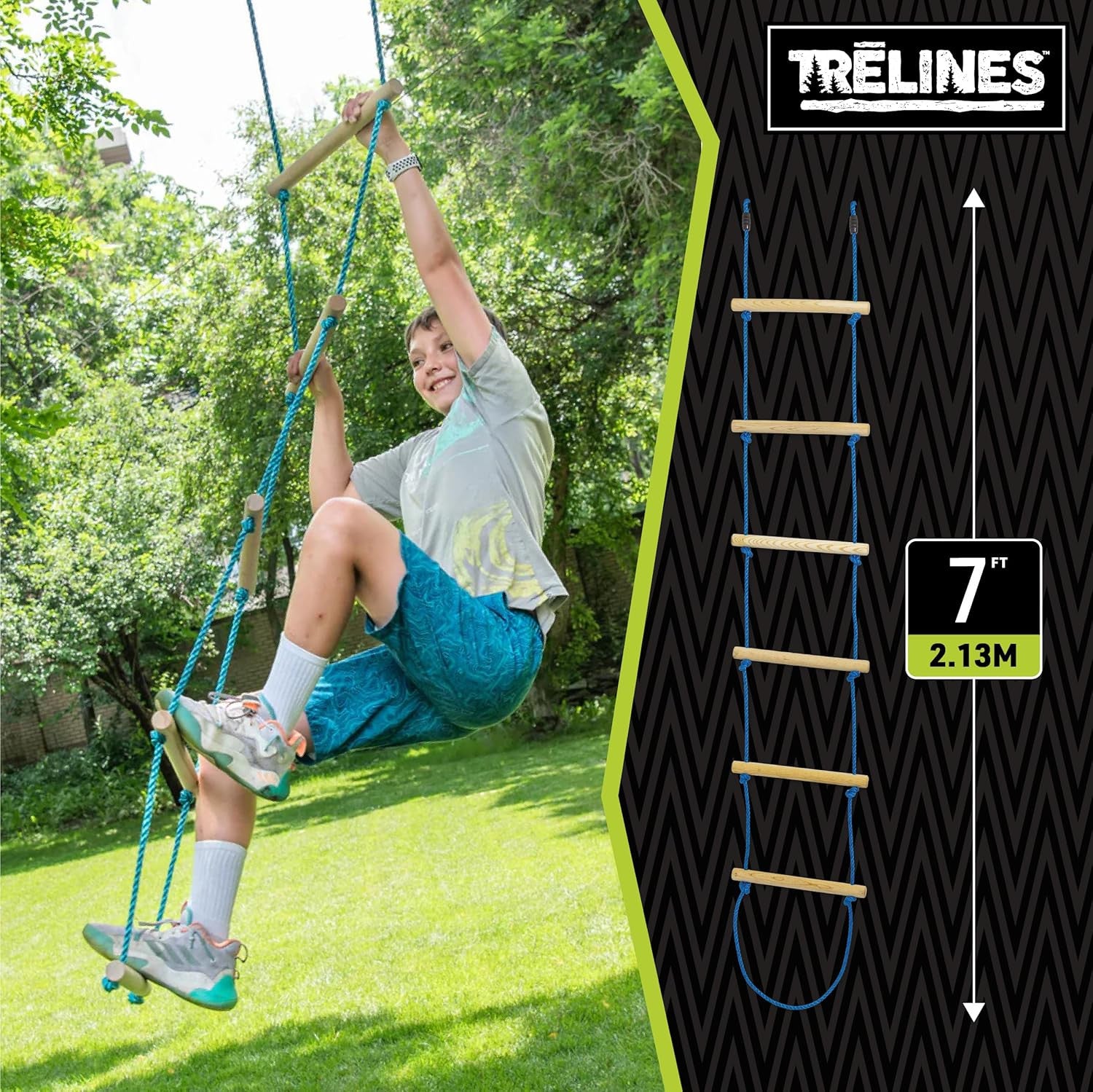 Juego escalada exterior Trelines - niños trepando al aire libre