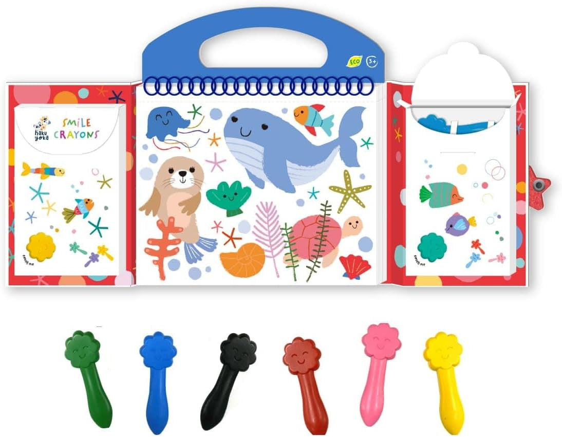 Juego Manualidades - My First Colouring Animales Marinos - Haku Yoka