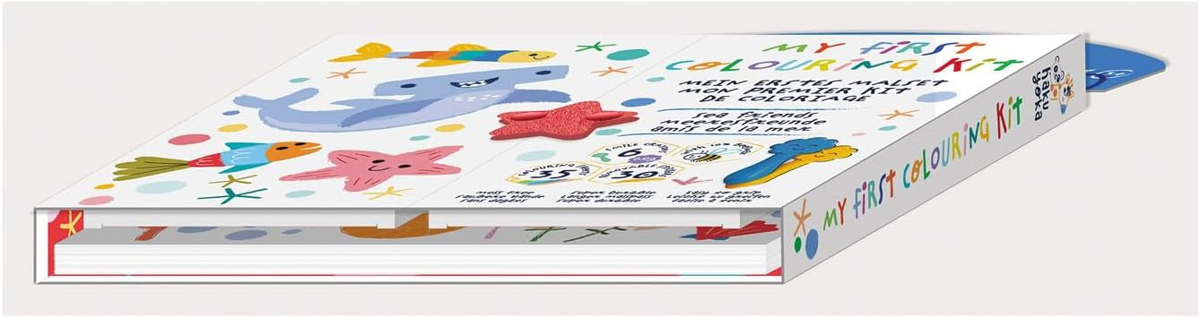 Juego Manualidades - My First Colouring Animales Marinos - Haku Yoka