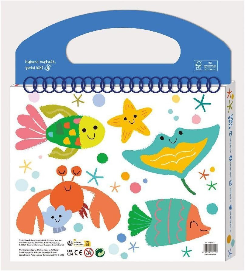 Juego Manualidades - My First Colouring Animales Marinos - Haku Yoka