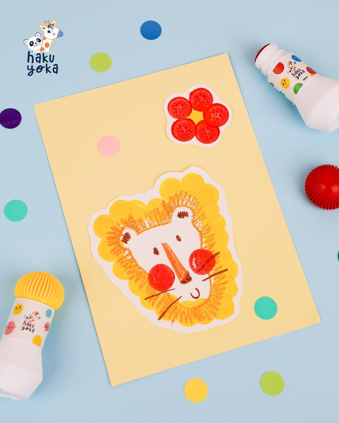Marcadores de Puntos - Rotuladores de Puntos Color Pastel para Niños Pequeños - Haku Yoka