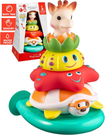 Juego de Baño - Pirámide Splash and Surf - Sophie la Girafe 523431