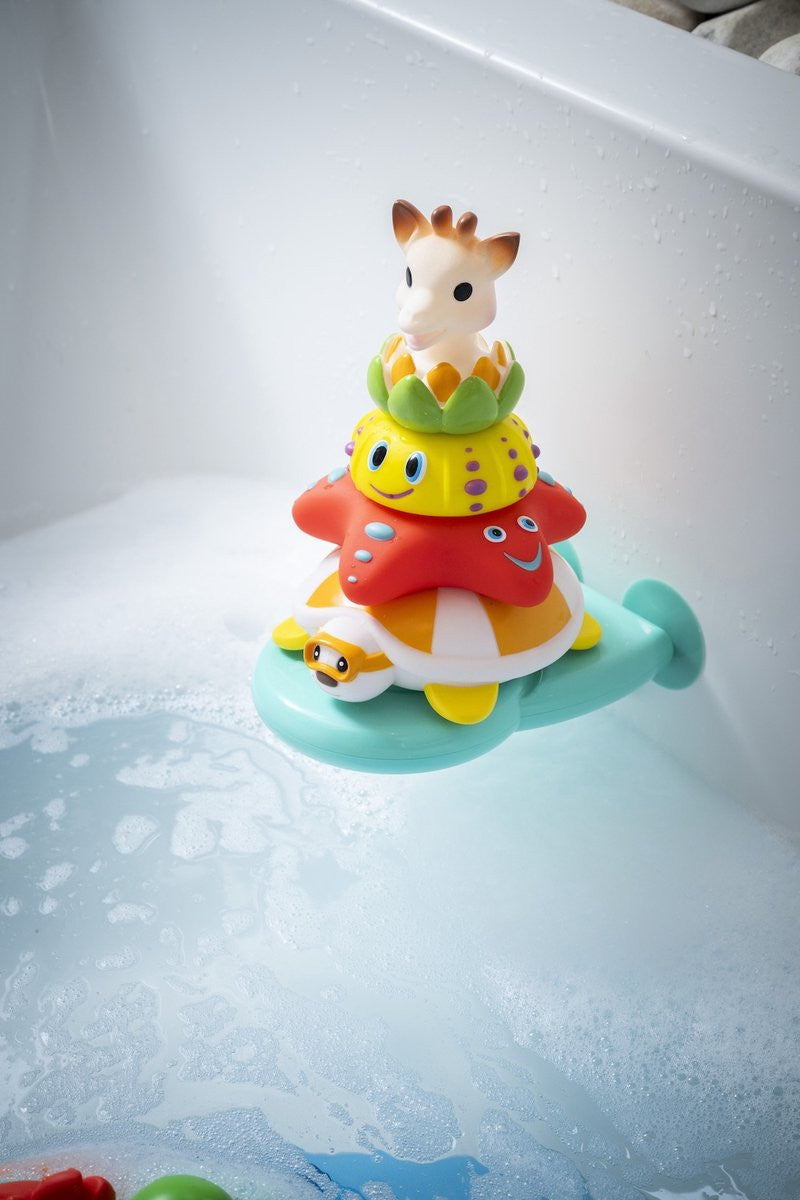 Juego de Baño - Pirámide Splash and Surf - Sophie la Girafe 523431