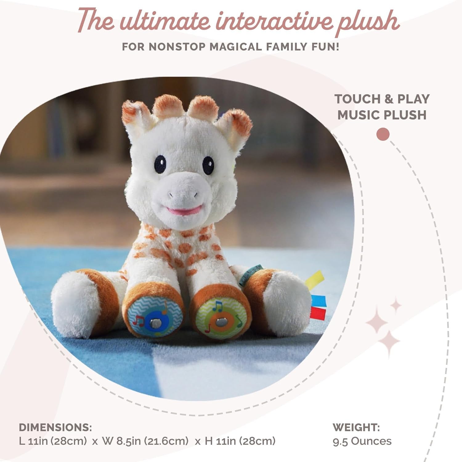 Peluche Musical - Touch and Music - Sophie La Girafa 230806