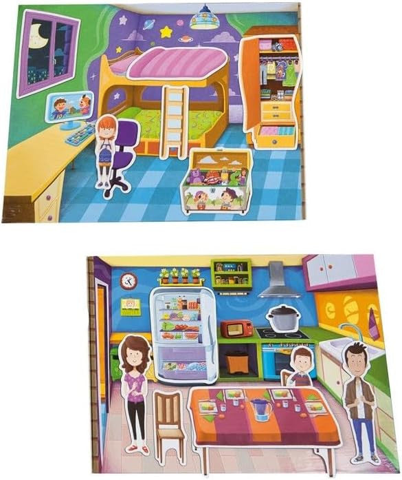 Juego Magnético - Magnetic House - Andreu Toys 16028